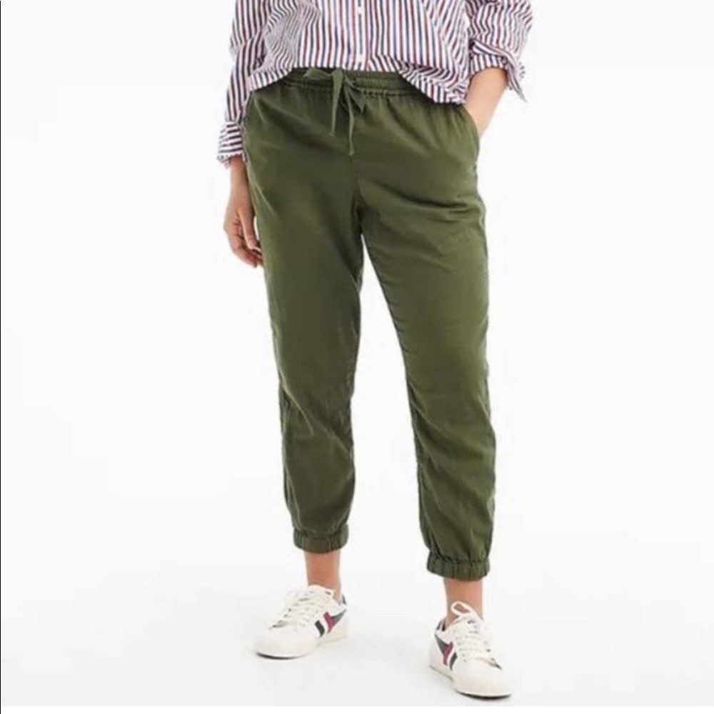 J. Crew High Rise Point Sur seaside pant in cotton twill
Item H7729